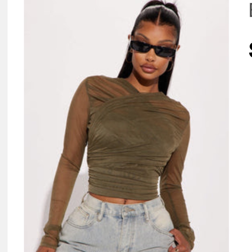 Fashion Nova Expensive taste mesh top